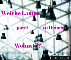 Lampe zu  Wohnstil_ledlager