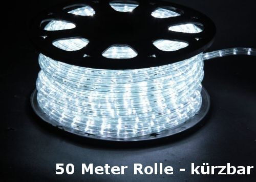 LED Lichtschlauch weiss 50 Meter