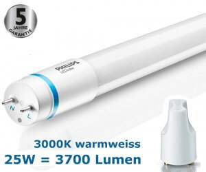 Unsere hellste LED Röhre 25W = 3700 Lumen